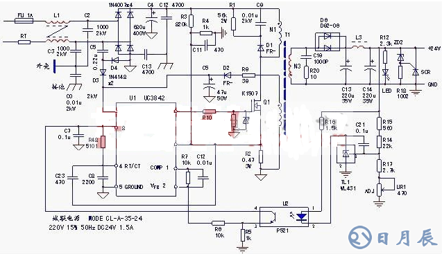 24v開關(guān)電源電路圖大全(五款模擬電路設(shè)計原理圖詳解)