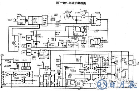 美的電磁爐電路圖大全(六款美的電磁爐電路設(shè)計原理圖詳解)